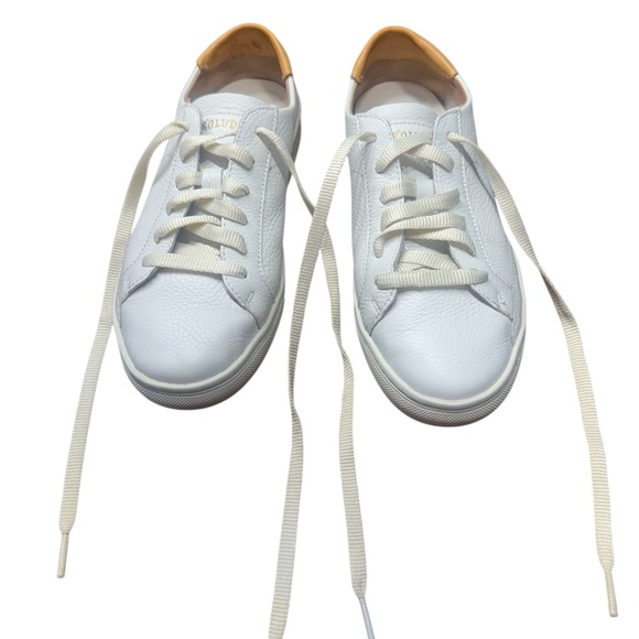 Soludos Ibiza Classic Leather Sneakers – Oasis White (Size 8) - Picture 2 of 16